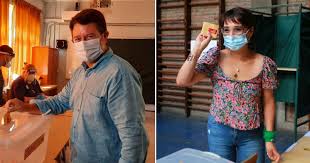 .claudio orrego (unidad constituyente) y la cientista política del partido comunes, karina oliva, se impusieron en las primarias en la región metropolitana para el cupo de gobernador. Claudio Orrego Y Karina Oliva Se Imponen En La Region Metropolitana