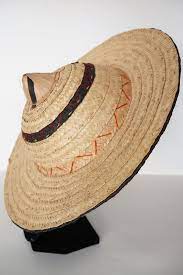 Vintage Child S Size Hat Woven Straw Hat With Brown Red Etsy Hats Hats Vintage Vintage Children