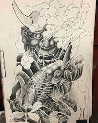 Hình xăm phượng hoàng kín lưng. Hinh XÄƒm Ca Chep Máº·t Quá»· Ä'áº¹p Tattoo Ca Chep Nam Ná»¯