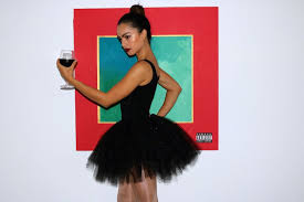 Kanye West My Beautiful Dark Twisted Fantasy Album Cover So I Think It S Time For Us To Have A Toast Celebrity Halloween Costumes Ballerina Costume Diy Easy Costumes