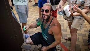 Grind dont stop lets gettit!! Anti Mask Protester Chris Sky Arrested For Allegedly Making Death Threats Driving At A Police Officer Cbc News
