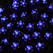 Connectgo outdoor led fairy lights, connectable, dark green cable. Blue Solar Party Decorations Blossom Decorative Flower String Lights Water Proof Includes 50 Led Lights String Solar Lights Solar Decorative Lightled String Lights Flower Aliexpress