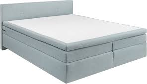 Boxspringbett 160 X 200 Cm Sao Paulo 2 H2 Aqua Silver Mega Mobel Boxspringbett Boxspringbett 160
