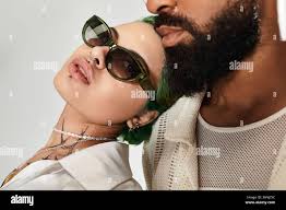 Tattoos couple hi-res stock photography and images