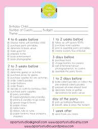 Birthday Party Planning Checklist Printable Free Printable Party Checklist Party Checklist Printable Birthday Party Checklist Birthday Party Supplies Checklist