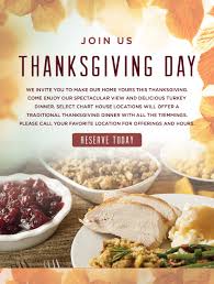 Thanksgiving Day At Chart House Daytona Beach Fl Nov 28
