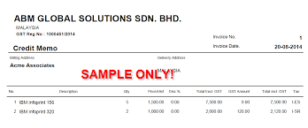 We offer a range of services including the issuance of credit cards, easy payment schemes, personal financing schemes and insurance products. Gst Malaysia Go Live 1 April 2015 Malaysia Gst Sap Business One On Cloud Credit Memo