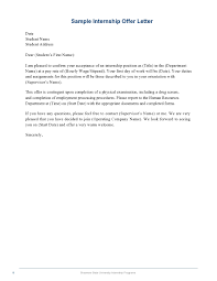 Want to create an internship cover letter that captivates employers? 30 Best Internship Offer Letters Paid Unpaid Templatearchive
