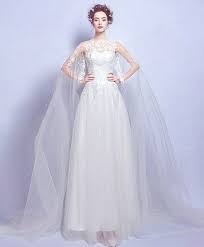 5 Awesome Wedding Dress Styles To Consider Your Unique Body Type Floor Length Wedding Dress White Tulle Wedding Dress Embroidery Dress White