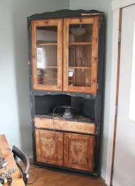 70.87'' h x 23.23'' w x 14.17'' d. Corner Hutch Furniture Makeover The Craft Patch