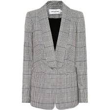 Black And White Checkered Jacket Womens Self Portrait Woven Check Blazer 1 550 Pen Liked On Polyvore Featuring Outerwear Jackets Blazers Black Che Checkered Jacket Plaid Blazer Checked Blazer