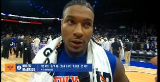 NBA update today 🍿👀| PRESEASON KNICKS WIN💪 The New York Knicks recently  played their preseason opener against the Philadelphia 76ers in Abu Dhabi,  winning 99-84. Top performers from NYK| Miles McBride scores