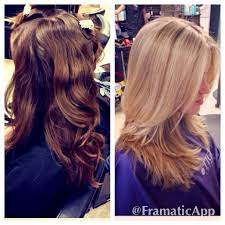 Before And After Blonde Highlights Layered Haircut Hairbymallery Couture Hair Design Port St Lucie Psl Fl Creative Hairstyles Layered Haircuts Hair