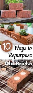 Choose the brick option and fire pit design that goes best with your landscape and style. 10 Ways To Repurpose Old Bricks Bricks Diy Brick Crafts Old Bricks