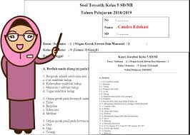 Soal Tematik Kelas 5 Tema 1 Subtema 1 Dan Kunci Jawaban Teori Dan Soal