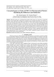 Structure of a concept paper. Conceptual Paper On Study Of Fmcg Pharmaceutical Market Identifying The Differences And Similarit By Invention Journals Issuu