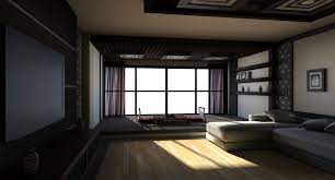 Modern japanese living room decor01. Grace Lim Japanese Modern 3d Living Room