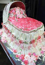 Baby Bassinette Shower Cakes Baby Cake Amazing Cakes
