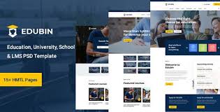 Edubin Education Html Template Education Education Wordpress Themes Templates