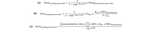 In the above example, we reach 3.2 loading. Formulae For Calculation Of The Loading Dose For 48 H Duration Of Download Scientific Diagram