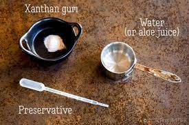 I have a packet of xanthum gum in my purse everyday. Easy Homemade Hair Gel With Or Without Aloe Vera Oh The Things We Ll Make