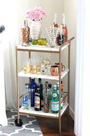 Diy Marble Gold Bar Cart For Under 10 Belle Vie Ikea Bar Bars For Home Bar Furniture