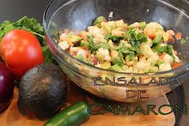 Ceasar salad / ensalada césar $8.00. Ensalada De Camaron Con Aguacate Youtube