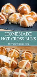Homemade Hot Cross Buns Recipe Hot Cross Buns Hot Cross Buns Recipe Cross Buns