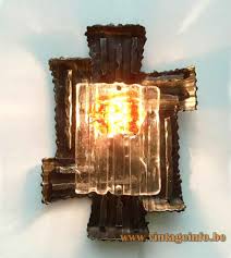 6 1/4'l x 6 3/4w x 22h. Brutalist Wrought Iron Wall Lamp Vintageinfo All About Vintage Lighting