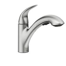 Moen kitchen faucets pull out single handle. Moen Medina Single Handle Pullout Kitchen Faucet With Powerclean In Spot Resist Stainless The Home Depot Canada
