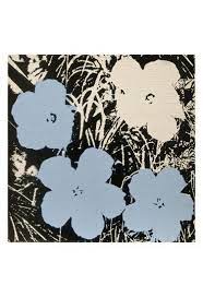 There were times when naomi was a troublemaker. Flowers 1965 3 Blue 1 Ivory Art Print Andy Warhol Art Com