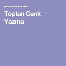 Toptan Cenk Yazma Yazma Oya
