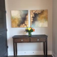 Grande Pittura Oro Foglia Astratta Giallo E Marrone 30 Etsy Large Painting Abstract Painting Abstract Art Painting