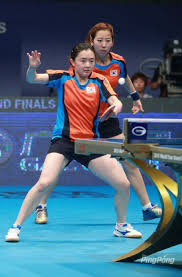 대한민국 탁구 올림픽대표팀 전지희가 20일 일본 도쿄체육관에서 훈련을 하고 있다. ë¦¬ìš°ì˜ í•´ ì„œíš¨ì› ì–'í•˜ì€ ì „ì§€í¬ ì„ ì „ì´ ë°˜ê°'ë‹¤ ì¡°ì„ ì¼ë³´