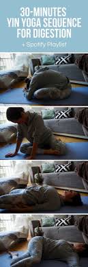 30 Min Yin Yoga Sequence For Digestion Yin Yoga Yin Yoga Sequence Yoga Sequences