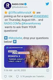 몬스타엑스_monsta x (@officialmonstax) / twitter jooheon, hyungwon, yoo. Monsta X To Appear On Nickelodeon S All That Radio Com S Fandemic Monbebe Amino