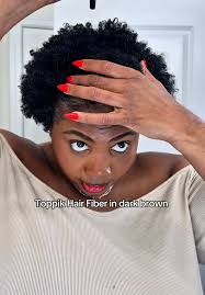 Wash n Go Day 3 Refresh Alopecia does not stop the show! @cheribe Daily  Refresh Moisture Milk @Toppik Hair Fiber in dark brown @PATTERN Beauty edge  control @CÉCRED hair oil