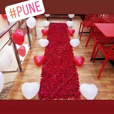 Romantic Simple Birthday Decoration Ideas At Home For Husband Red Rose Petals Path To Surprise Your Loved One On Birthday Romantic Decoration In Hotel Watch Romantic Decor Birthday Room Surprise Red Rose Petals
