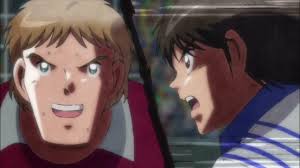 Pierre detiene el tiro de Matsuyama capitan tsubasa