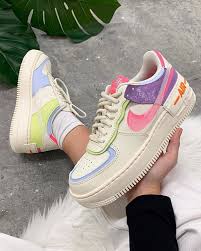 Nike Air Force 1 Shadow Beige Pale Ivory Pink Women Shoes Sneakers Fashion In 2020 Nike Shoes Air Force Nike Shoes Outfits Nike Air