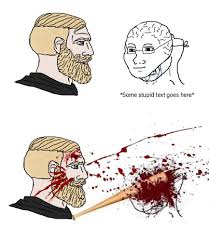 New wojak brain meme memes brainlet memes feels memes. Brain Bashing Of A Degenerate Wojak Meme Template Memetemplatesofficial