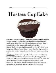 The cake batter used for cupcakes may be flavored or have other ingredients stirred in, such as raisins, berries, nuts, or chocolate chips. Hostess Cupcake History Facts Information Lesson Questions By Kls Reading
