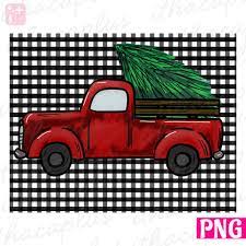 Christmas Red Truck Png Files Sublimation Christmas Truck Etsy Christmas Red Truck Christmas Truck Red Truck