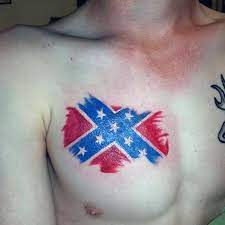 These amazing tattoos are bound to entice a lot of attention and can be a as its name suggests, this tattoo is a color design of the rebel flag and easily comes in contrast with any skin tone. 100 Nation S Pride Rebel Flag Tattoo For All Body Tattoo Art