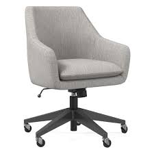 Swivel activity chair upholstered seat residence workplace laptop desk with wheels black. Helvetica Upholstered Office Chair
