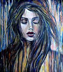 Norwegian painter and printmaker edward munch is known for his dark and dreary expressionist depictions—and. Dream On Acrylic Abstract Expressionist Fashion Portrait By Alex Solodov Virily