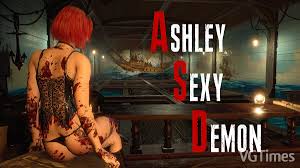 Resident Evil 4 Remake (2023) — Ashley Sexy Demon — Эшли в костюме  секси-демона  18+ моды для взрослых  Персонажи и игроки