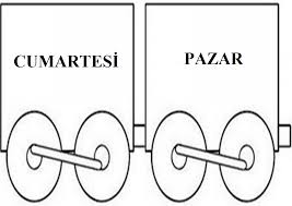 Haftanin Gunleri Treni Sablonu 4 Gunaydin