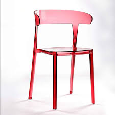Chx Transparent Dining Chair Plastic Hotel Home Square U Shaped Back Chair C Color Pink Size L42cmxh81cm Chair Dining Chairs Luxury Home Furniture