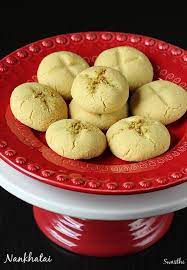 Nankhatai Recipe Indian Cookies Recipe Indian Dessert Recipes Cooking Recipes Desserts Recipes